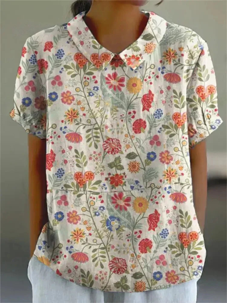 Eva® | Elegant Floral Blouse For Women