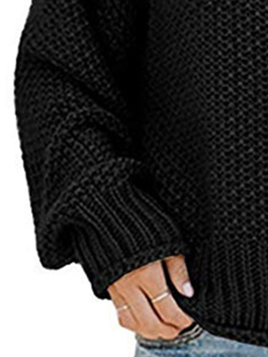 Agnes | Pullover with a turtleneck and dropped shoulders
