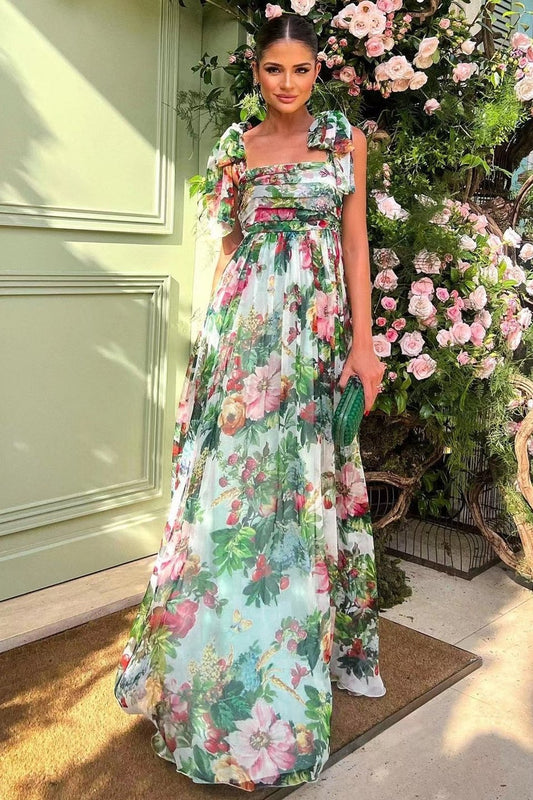 Ingrid® | Printed Maxi Dress With Straps