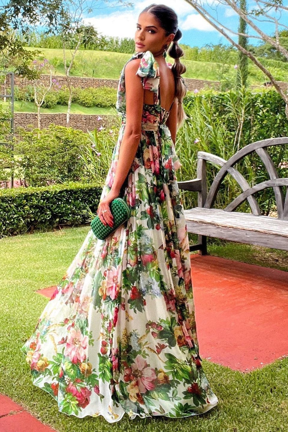 Ingrid® | Printed Maxi Dress With Straps
