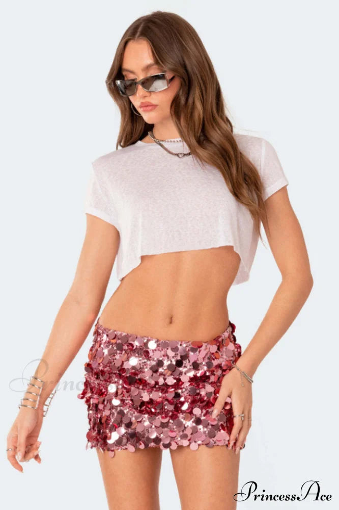 Disco Fever Stylish Mini Skirt