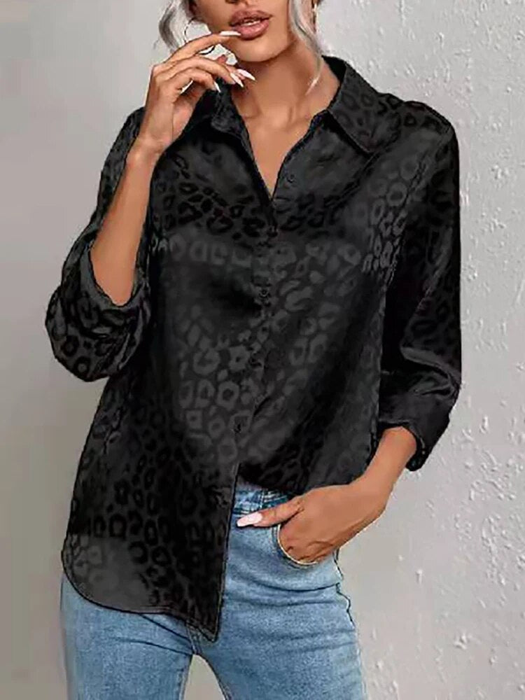 Paula® | Leopard Langarmshirt