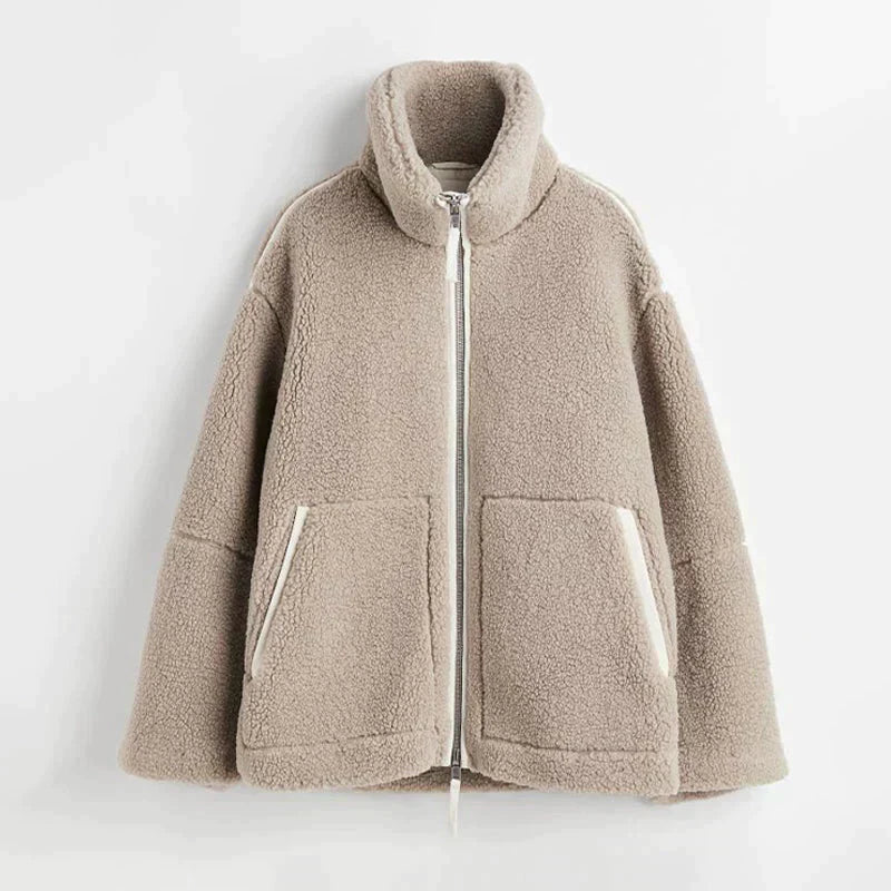 Estela | Cozy cotton teddy jacket