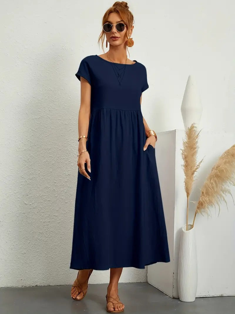 Cecilia® | Premium Linen Pocket Dress