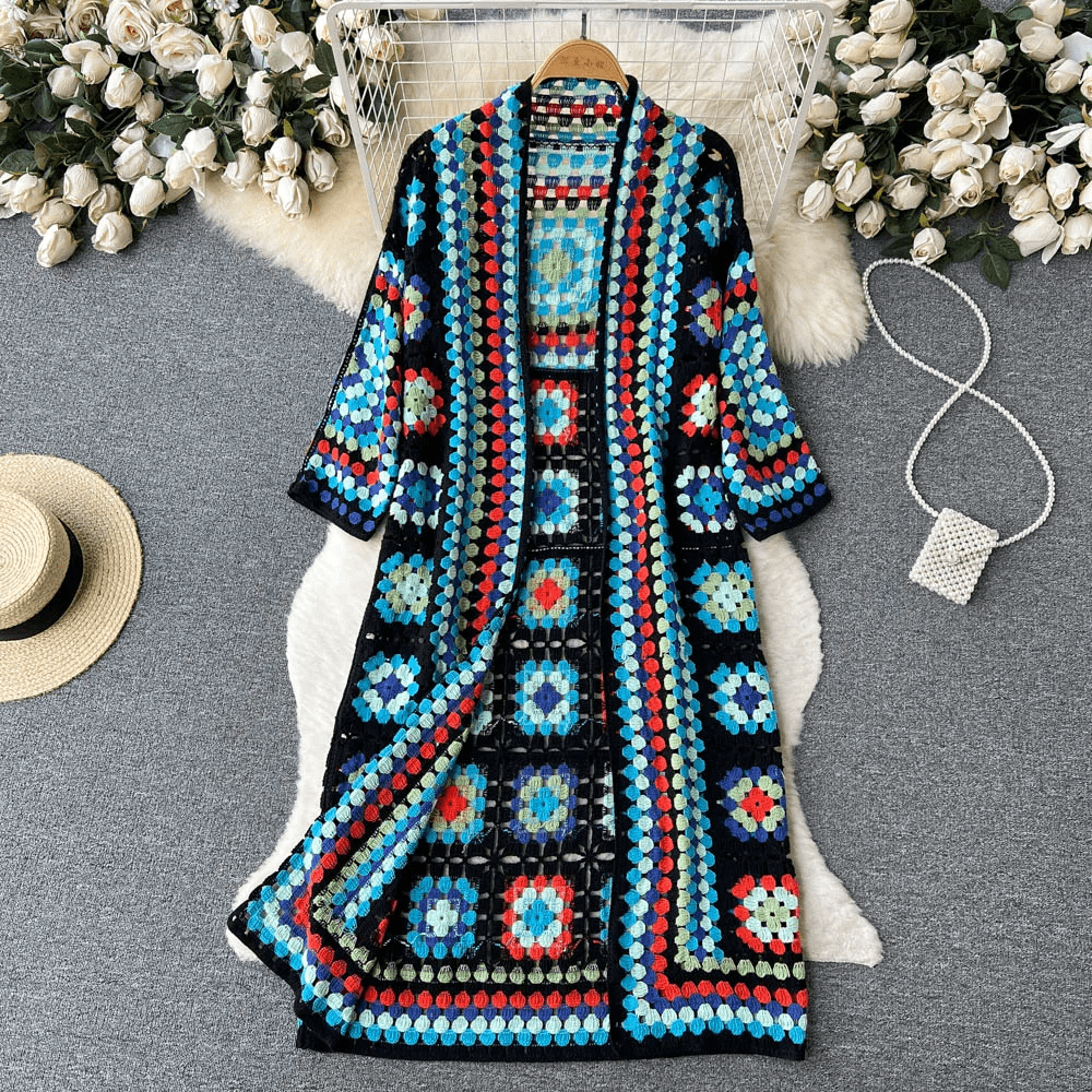 Romy® | Floral crochet jacket for women