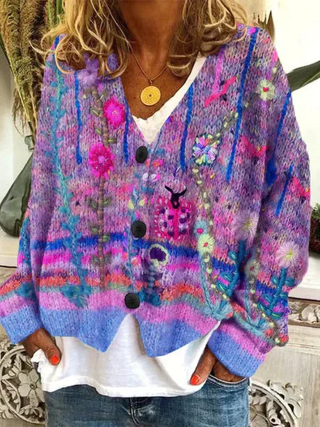 Liliana® | Cardigan retro for women