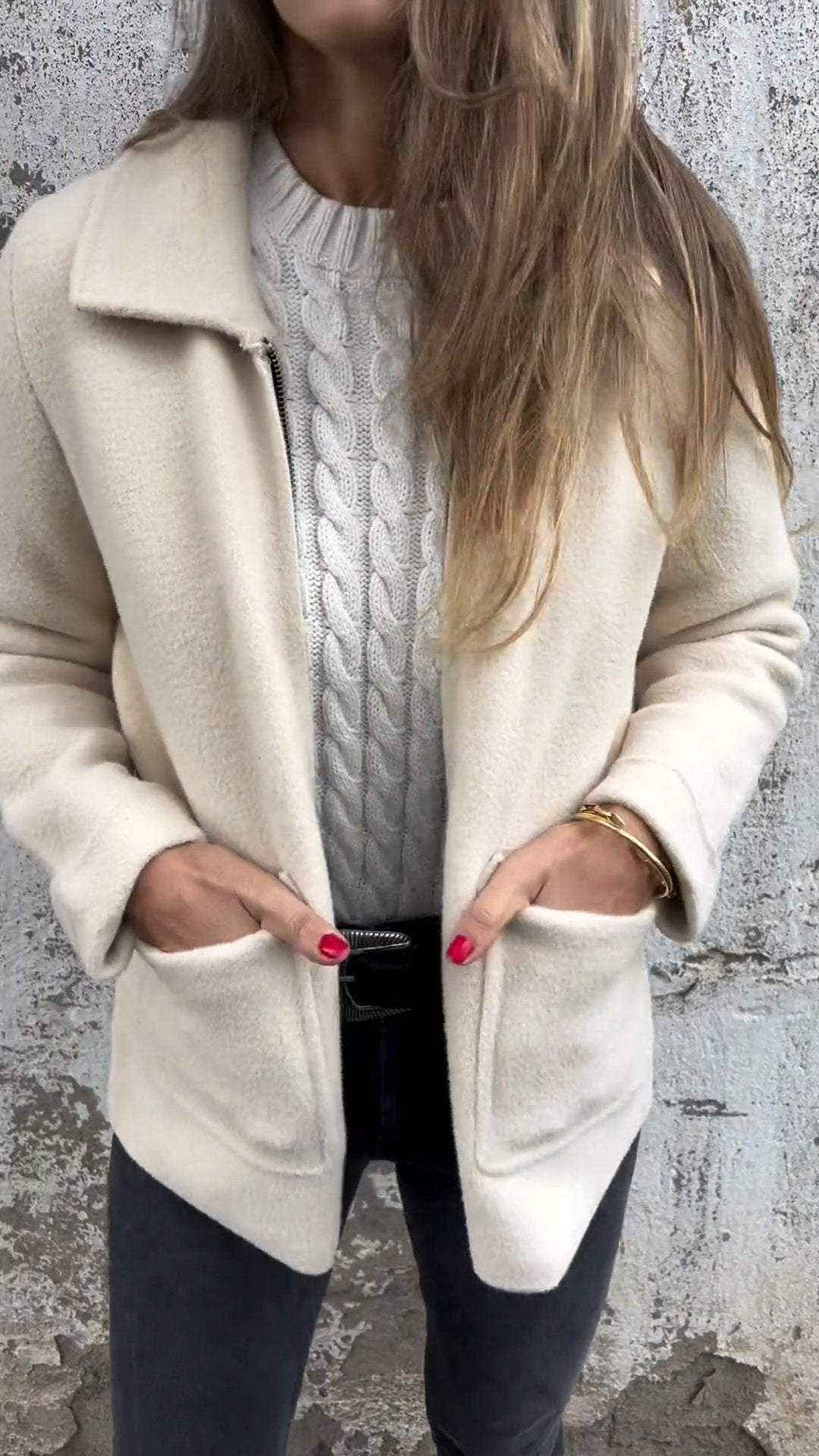 Johana® | Cozy zip-up jacket