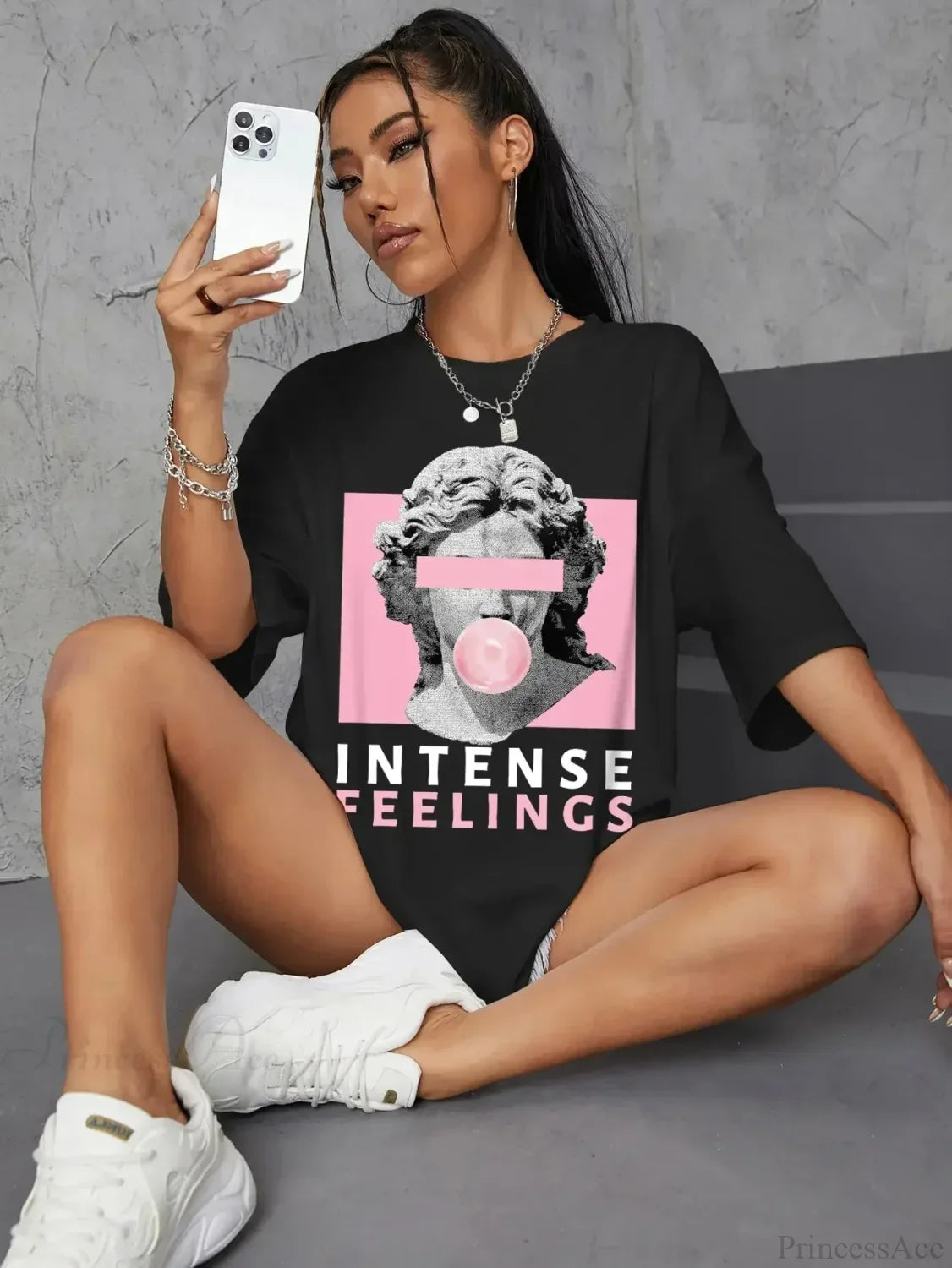 Drop Shoulder Oversized Streetwear T-shirt