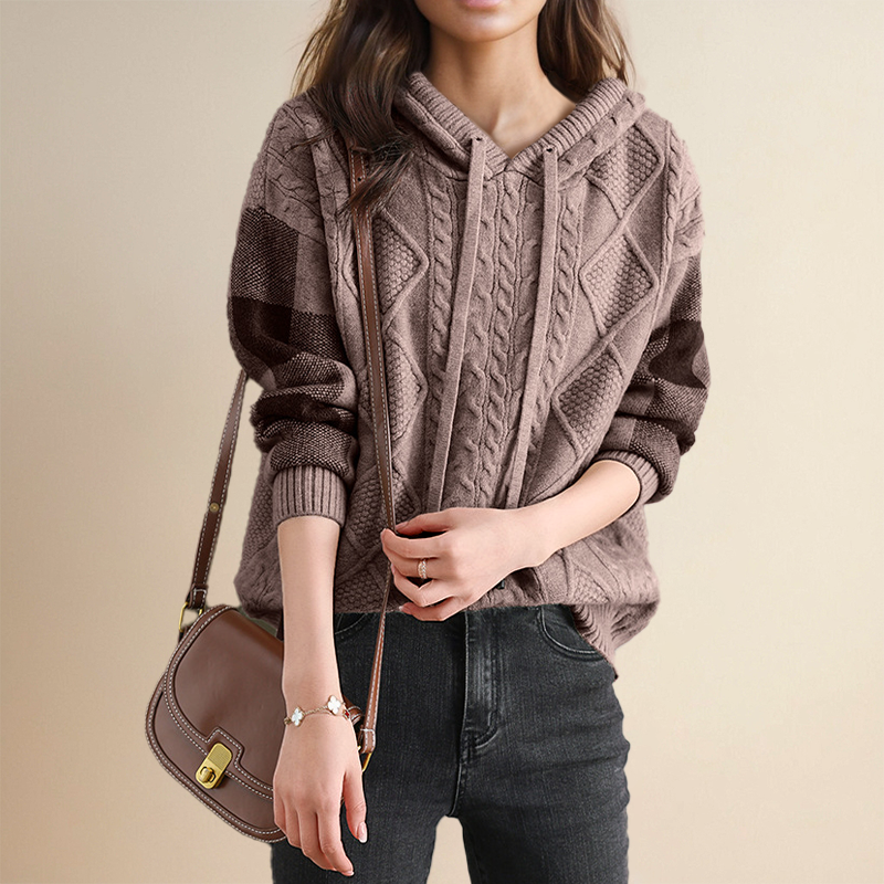 Aranza | Jacquard hoodie