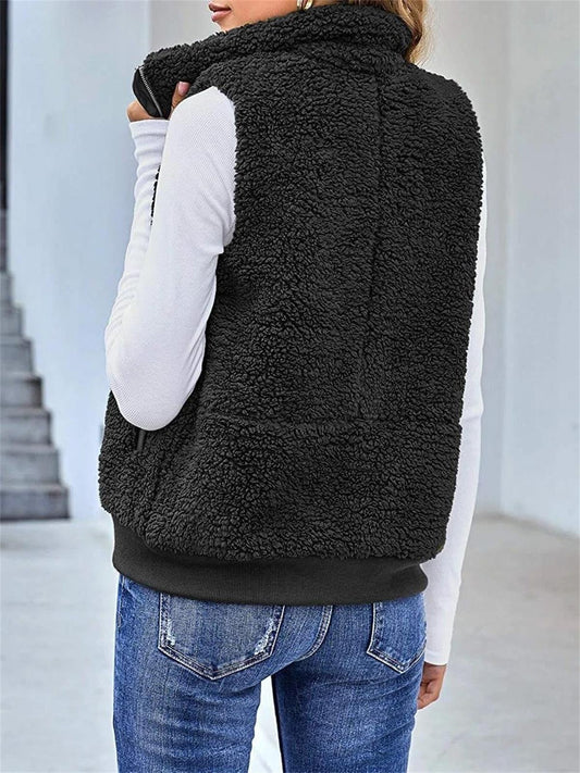 Margaret | Women's Fleece Full Zip Vest