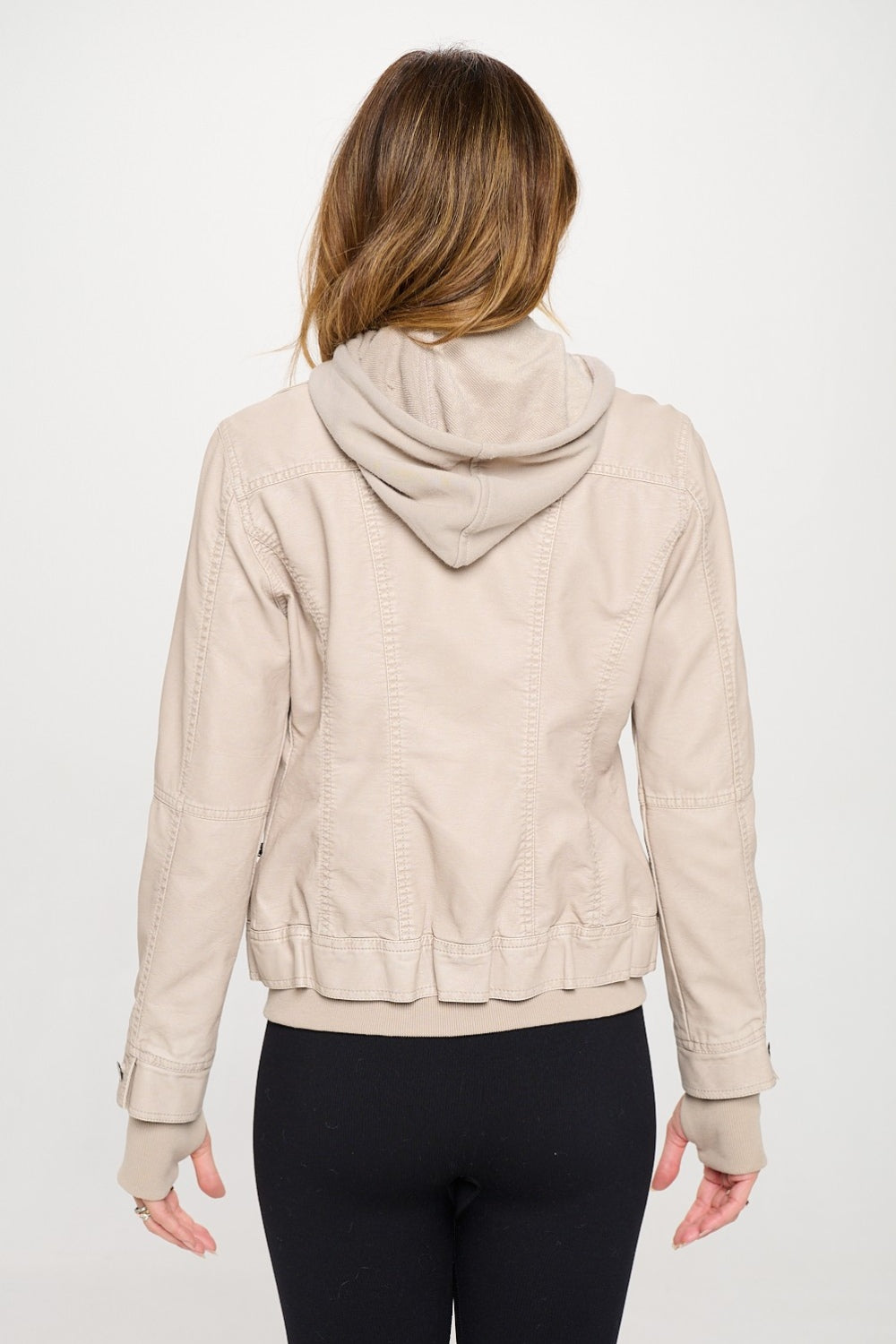 Marita | Long sleeve jacket with double zip and hood