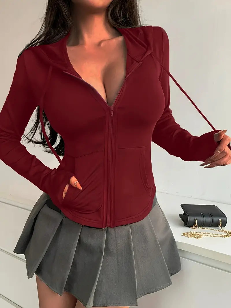 Caterina® | Cotton Zip-Up Hoodie
