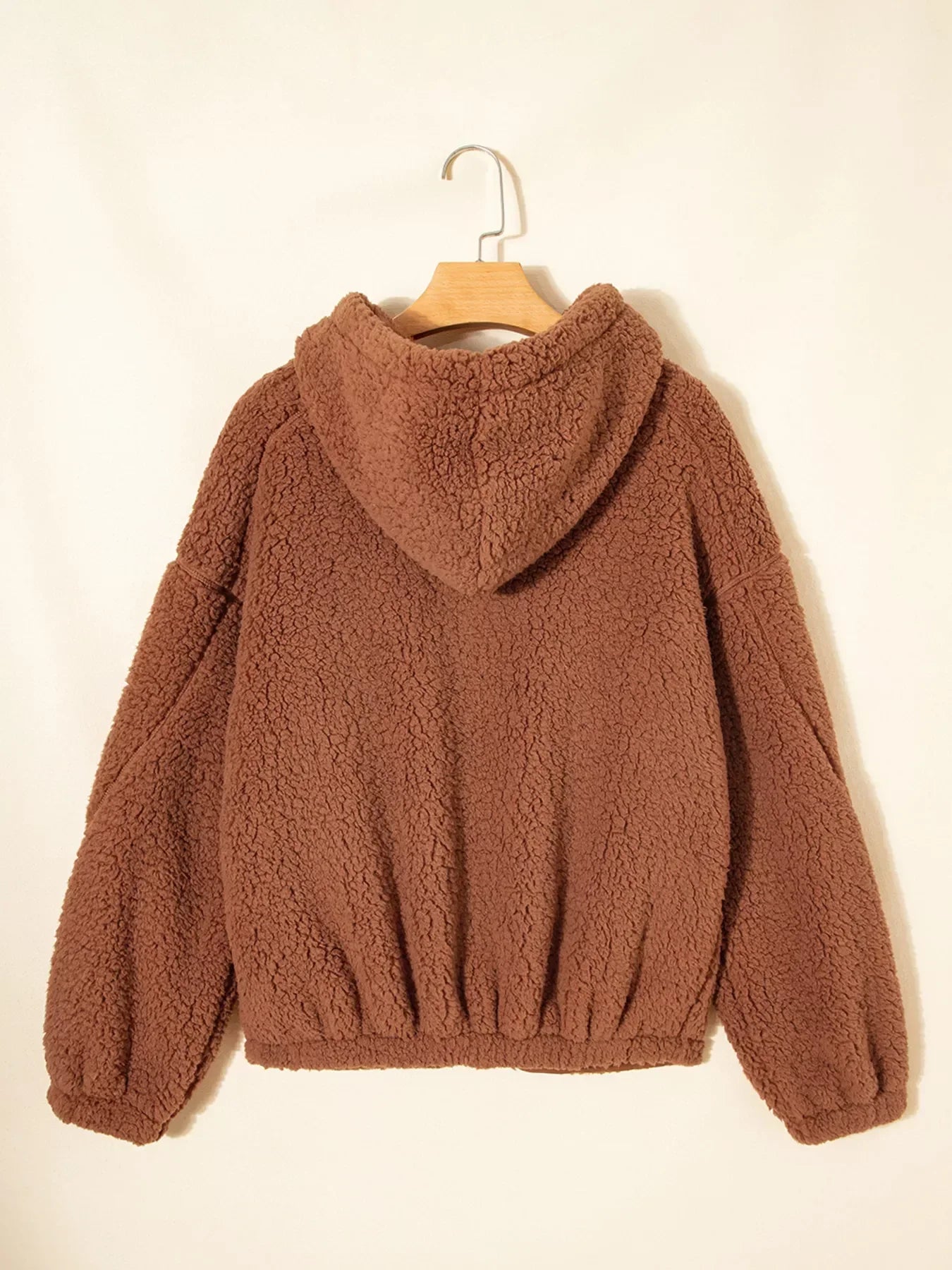 Marjorie | Women's Relaxed Fit Zip Up Teddy Jacket