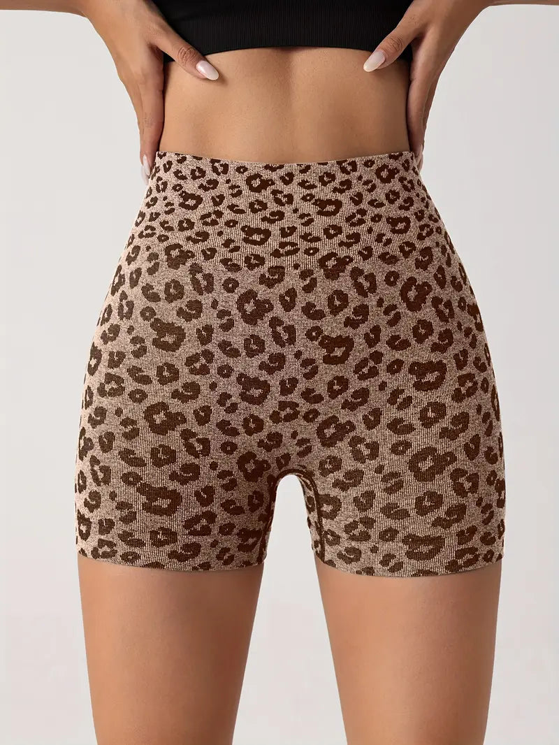 Livia® | Seamless Leopard Print Shorts