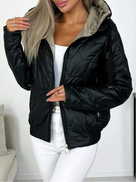Annika | Multicolored cotton winter jacket