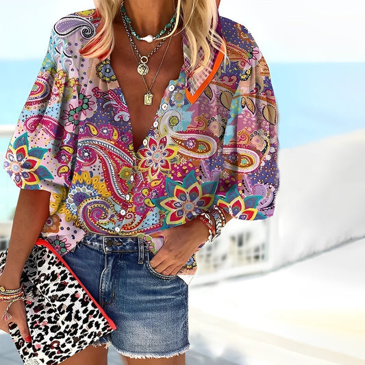 Layla® | Shirt With Mandala Print