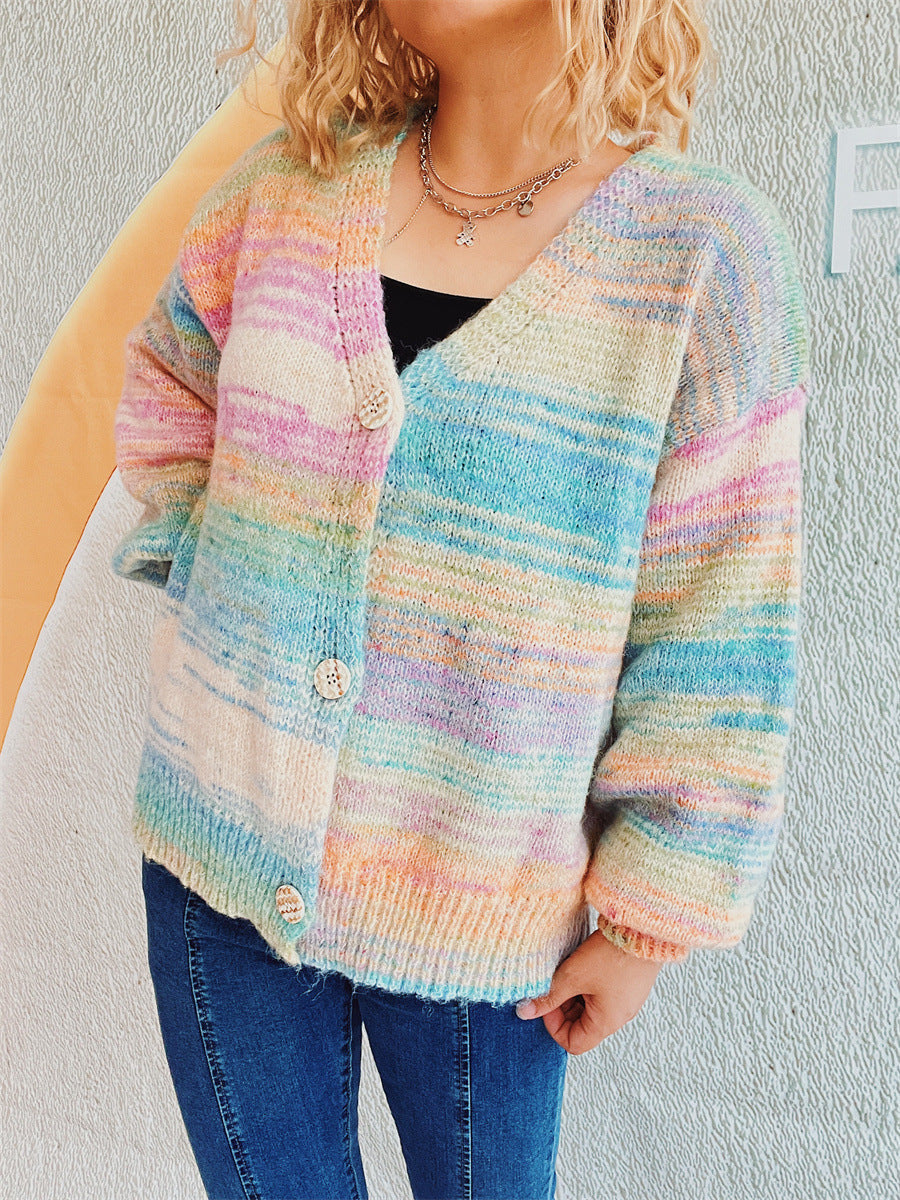 Marieke | Long sleeve cardigan with buttons