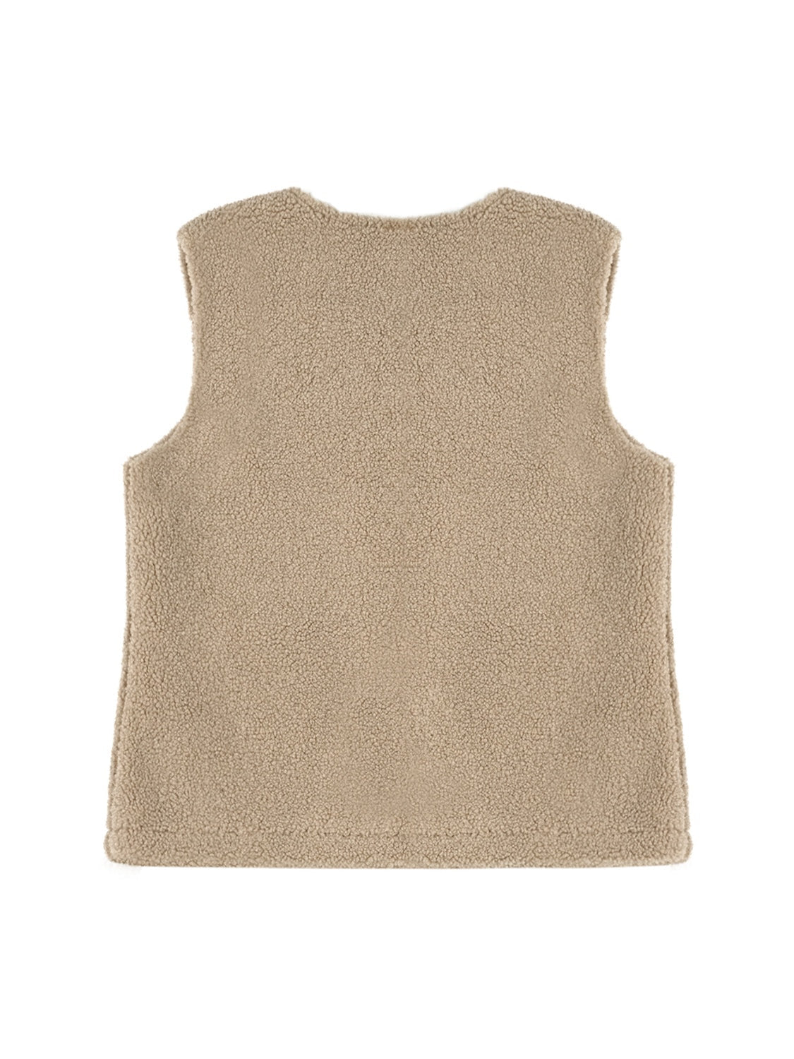 Caridad | Buttoned vest coat with pockets