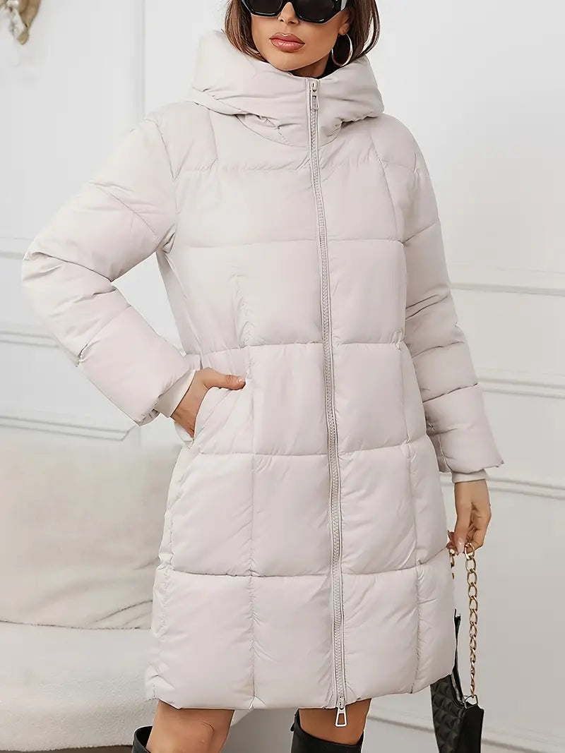 Lucrecia | Long down jacket with hood