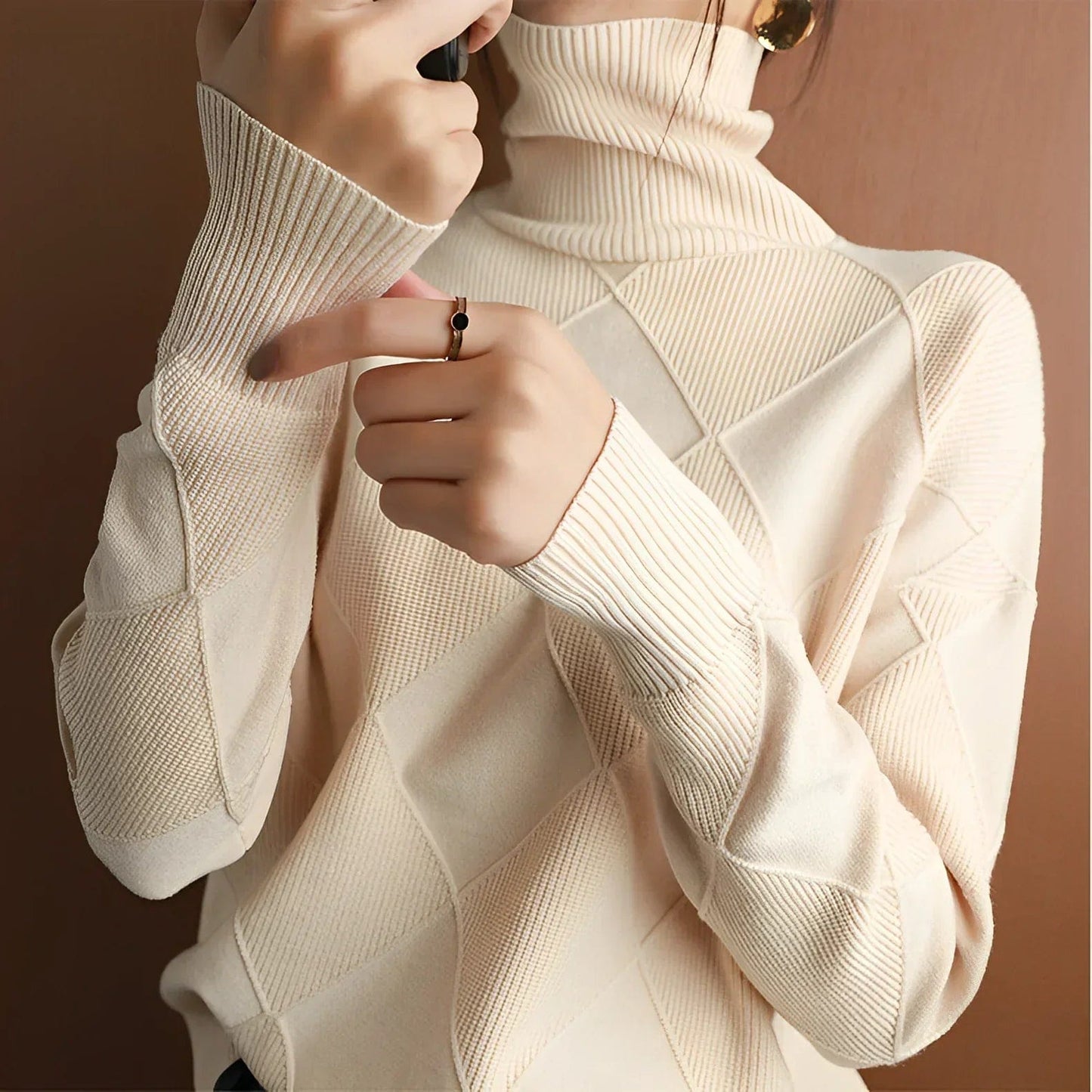 Matilde® | Marie Pull en cachemire à col roulé