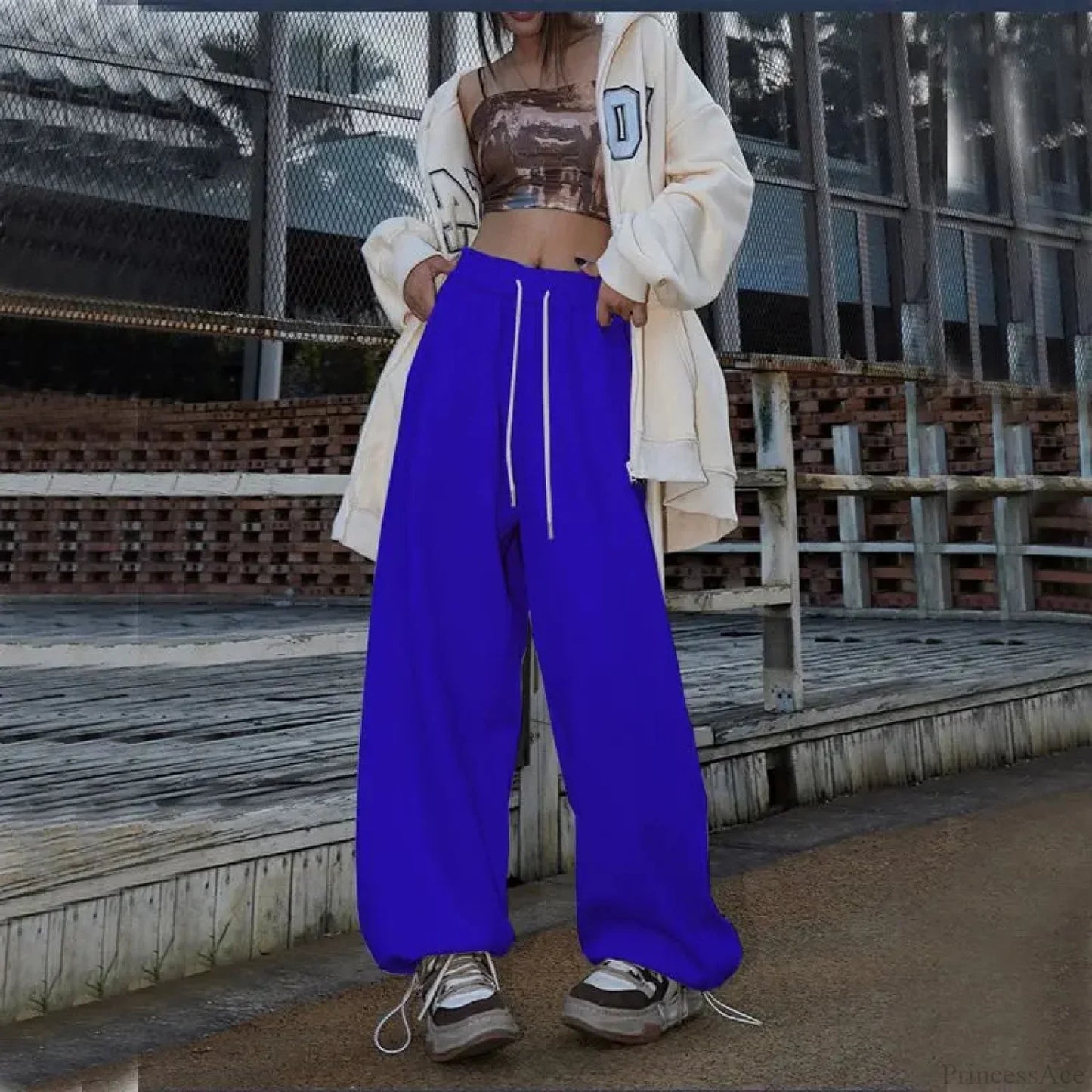 Elastic High Waist Dance Pants