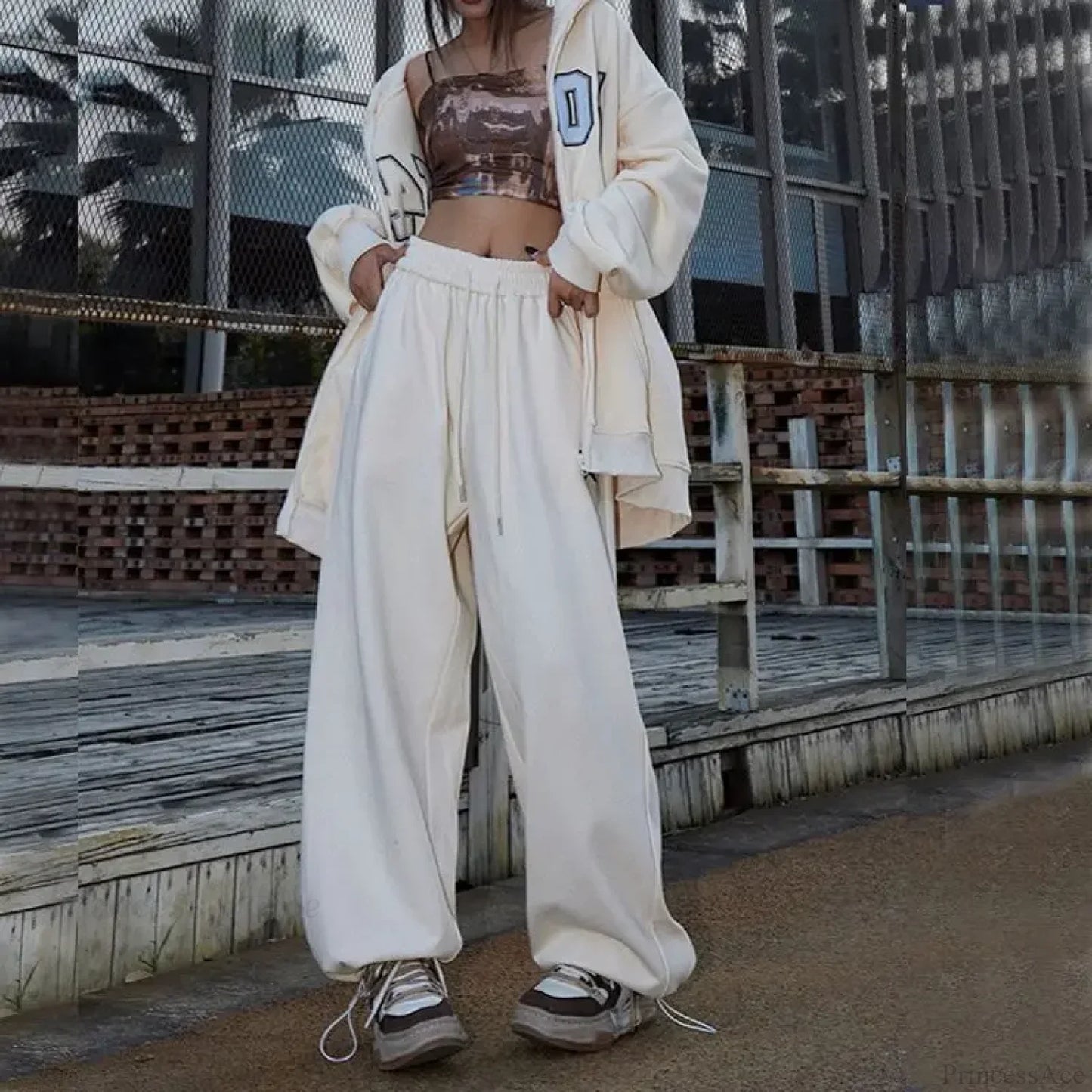 Elastic High Waist Dance Pants