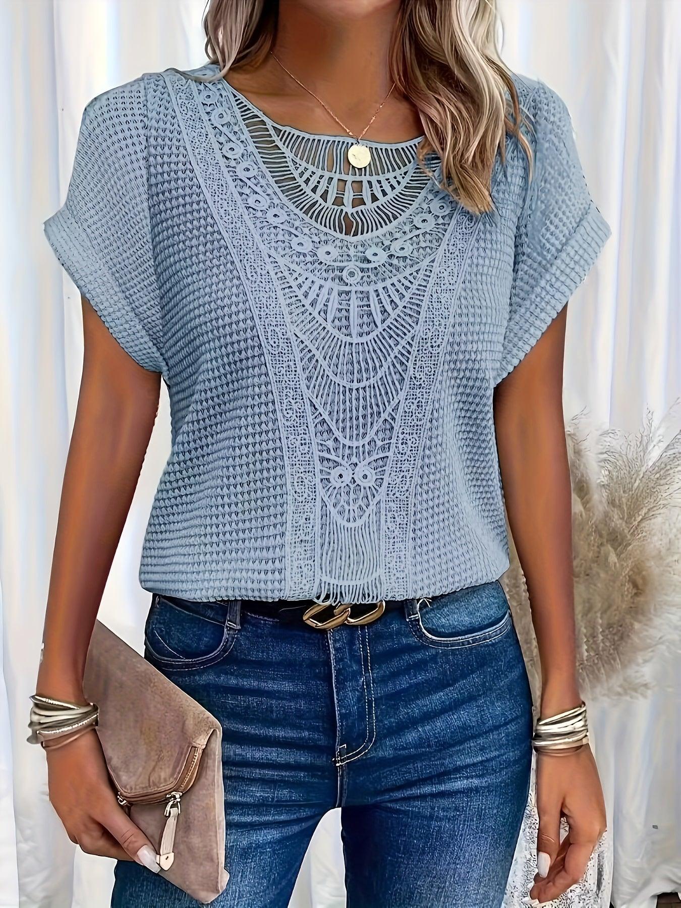 Rachel | Beautifully Detailed Knitted Top