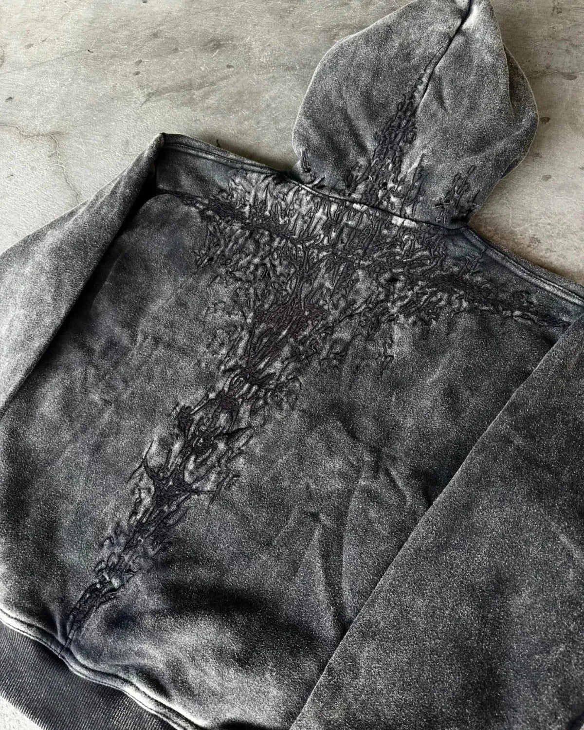 Embroidery Vintage Gothic Hoodie
