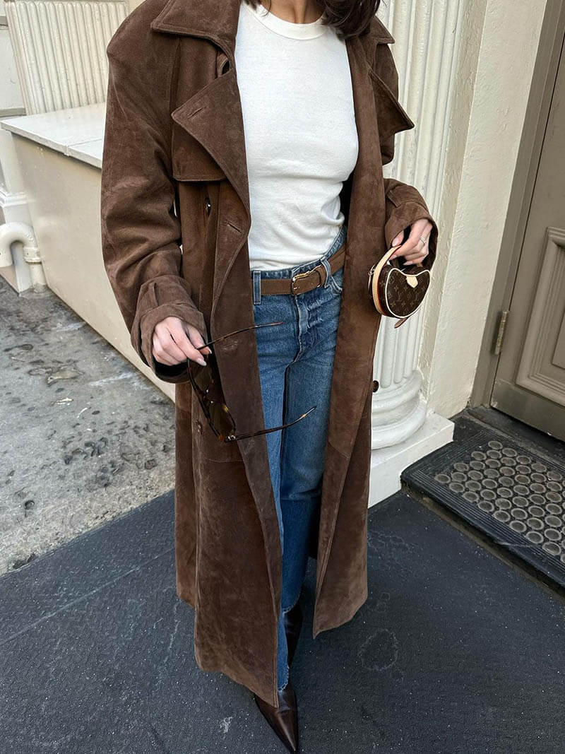 Maite | SUEDE GABBARD