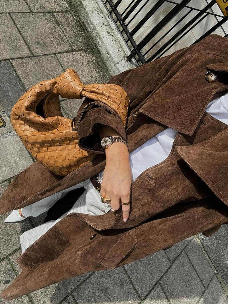Maite | SUEDE GABBARD