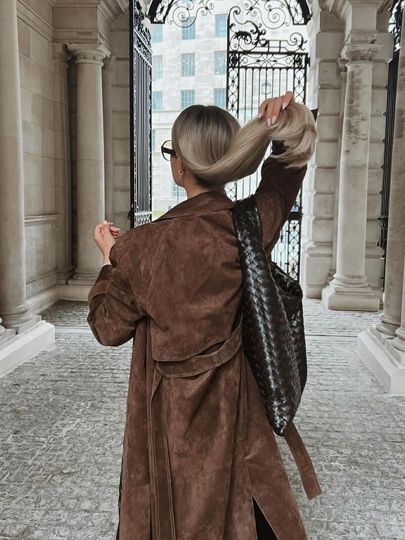 Maite | SUEDE GABBARD