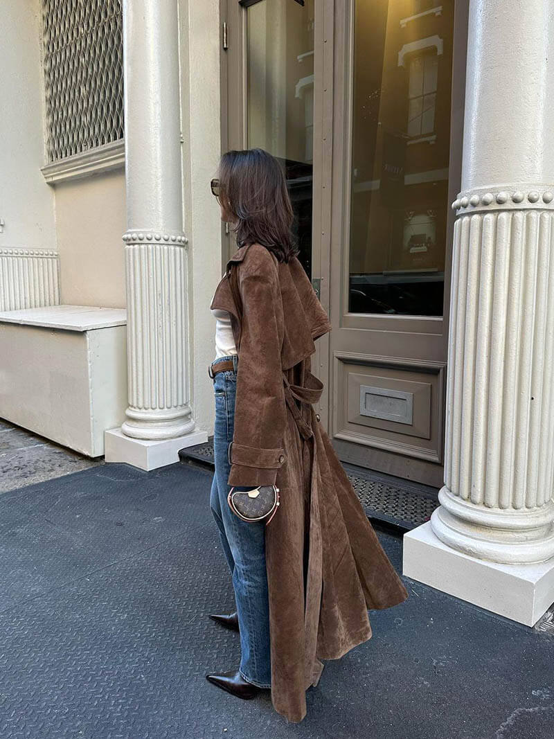 Maite | SUEDE GABBARD
