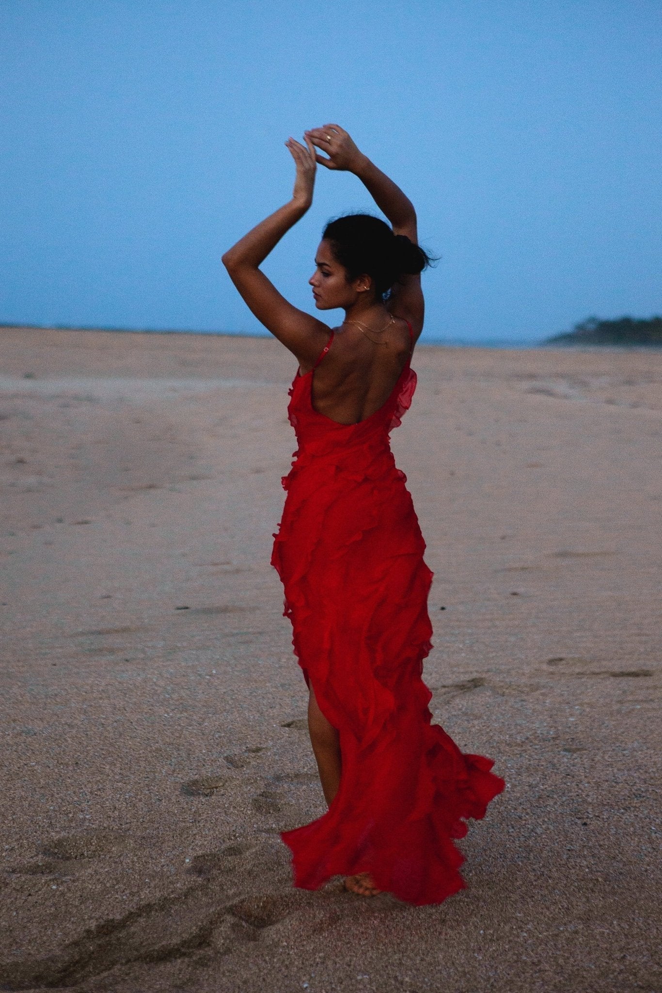 Paula® | Maxi Chiffon Slip With Ruffles