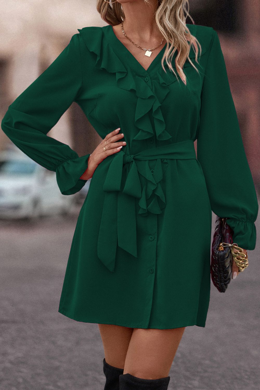 Sara | Elegant and casual winter dress