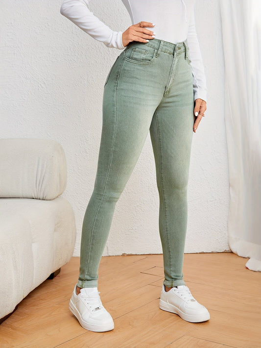 Anja | Women's high waist slim fit jeans