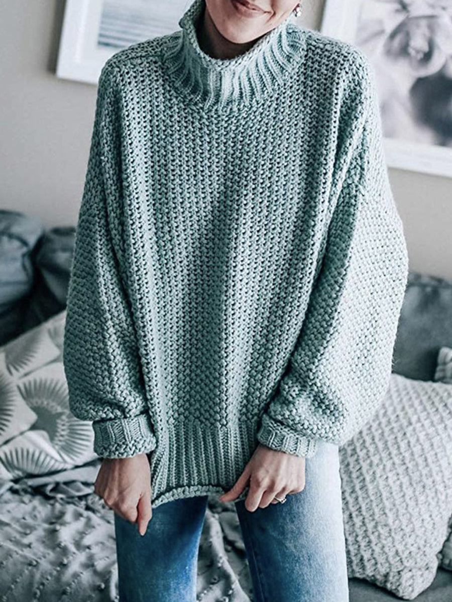 Agnes | Pullover with a turtleneck and dropped shoulders
