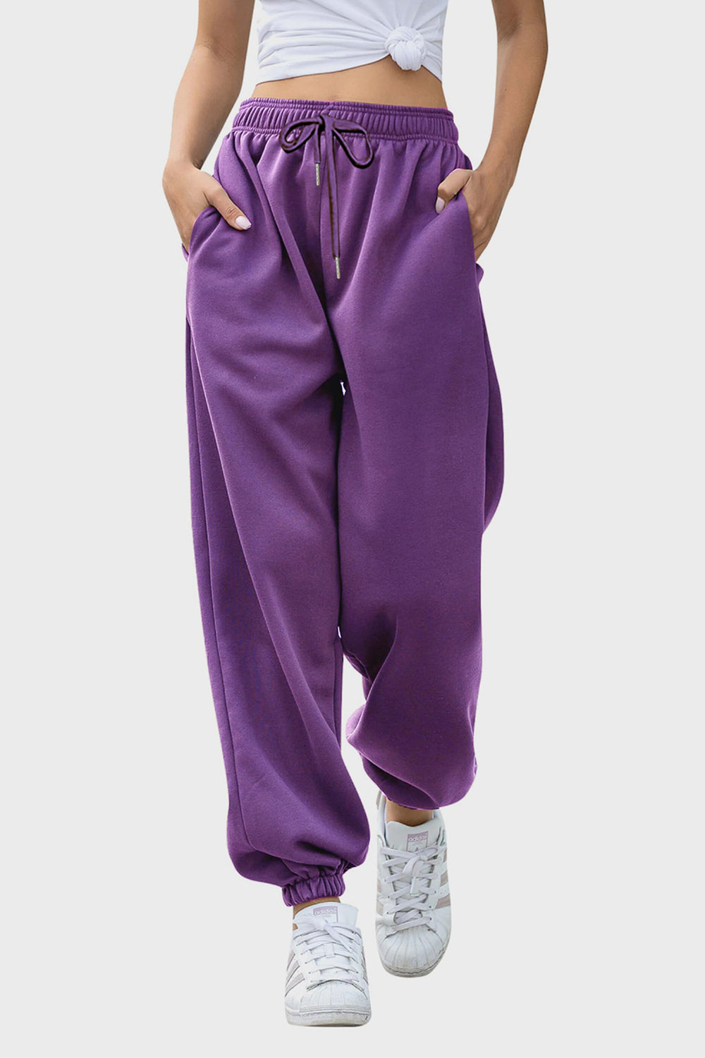 Angela | Jogging pants with elastic waistband and pockets