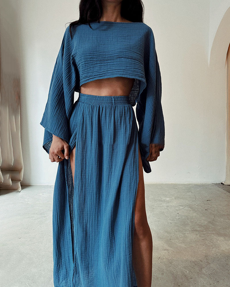 Pilar® | Two-Piece Set Flowy Split In