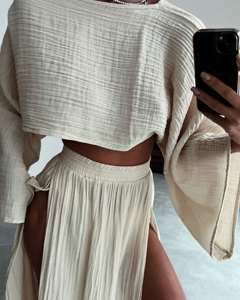 Yara® | Two-Piece Set Flowy Split In