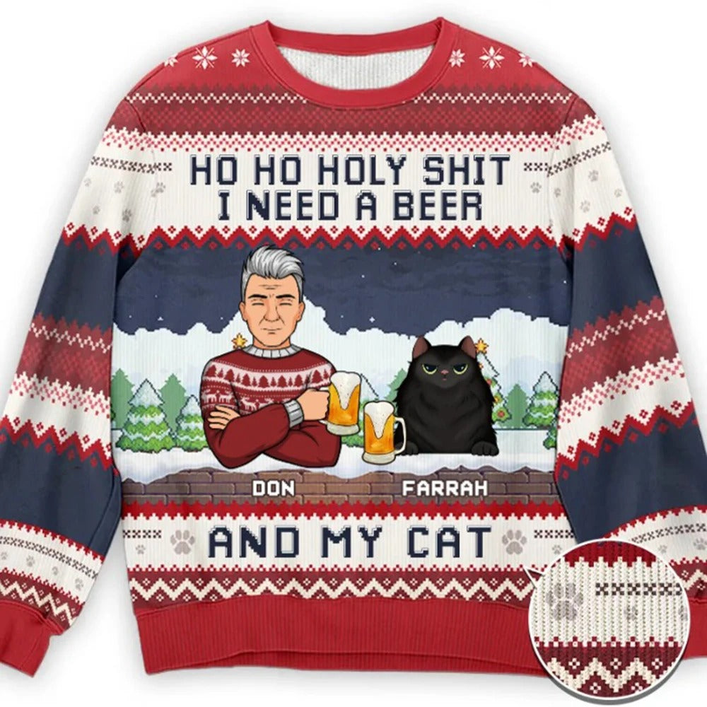 Lena | Lightweight Christmas sweater with a crew neck