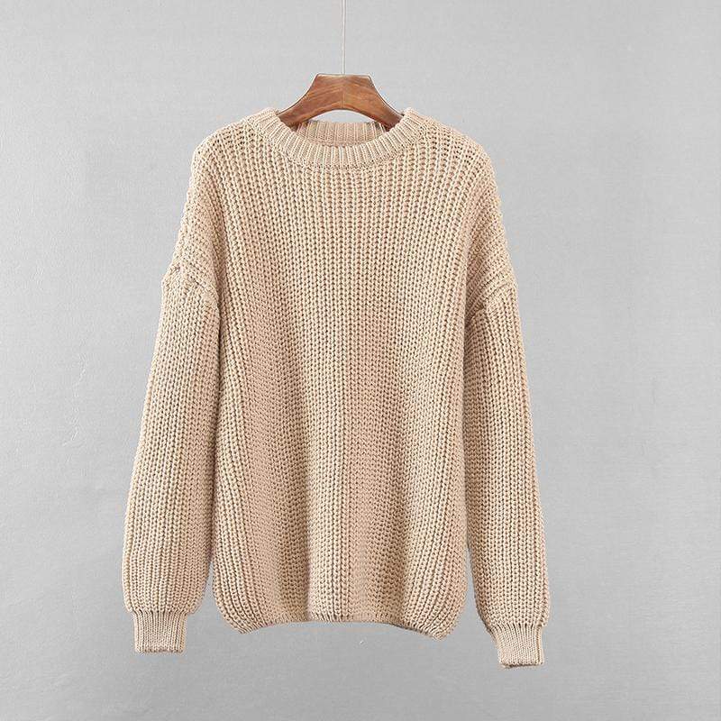Adriana | Knitted loose autumn sweater for women