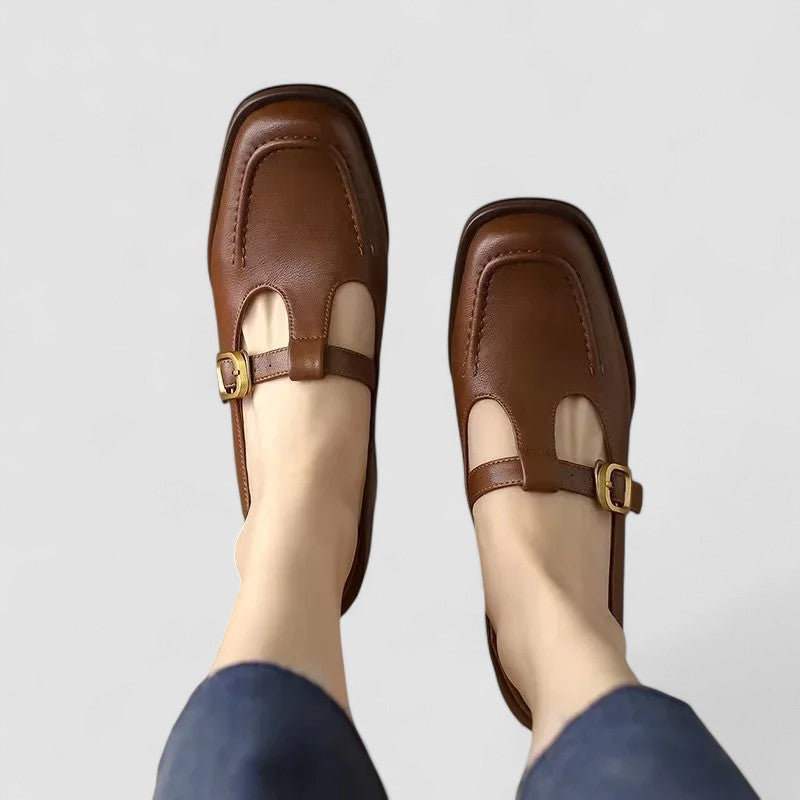 Mary | Orthopedic T-Strap Heels