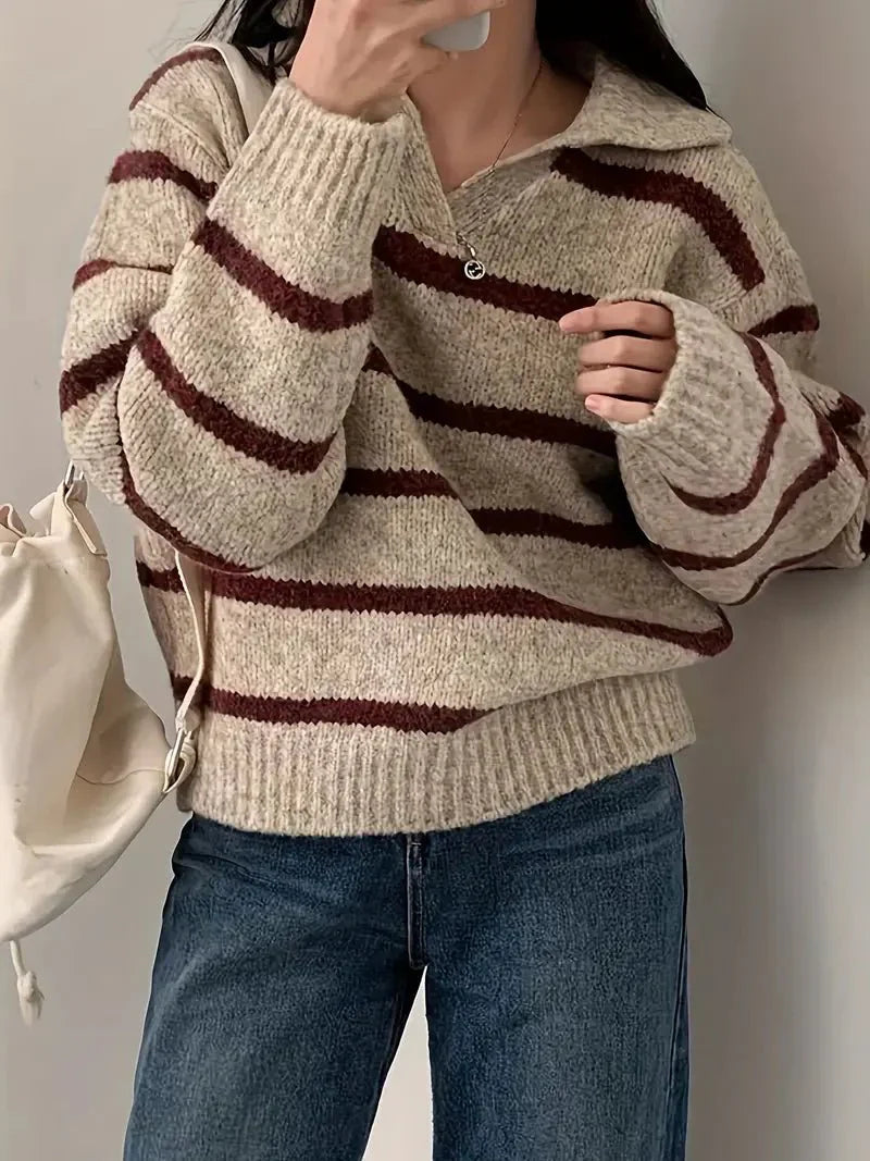 Octavia® | V-neck knitted sweater