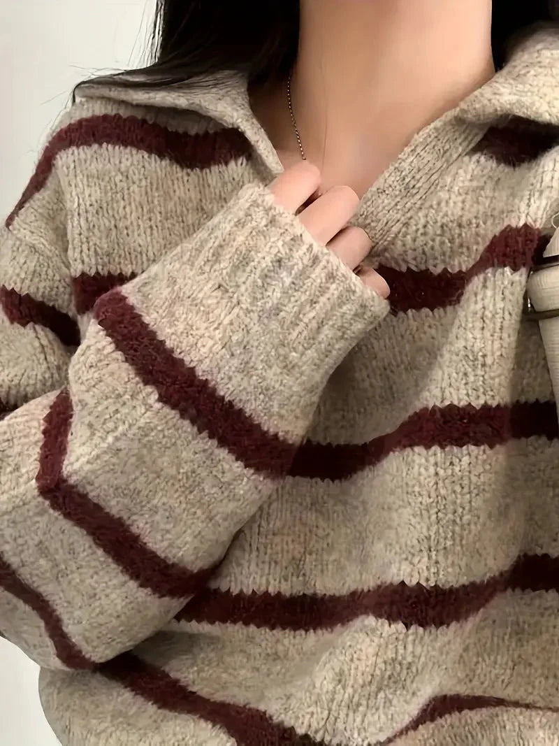 Octavia | V-neck knitted sweater