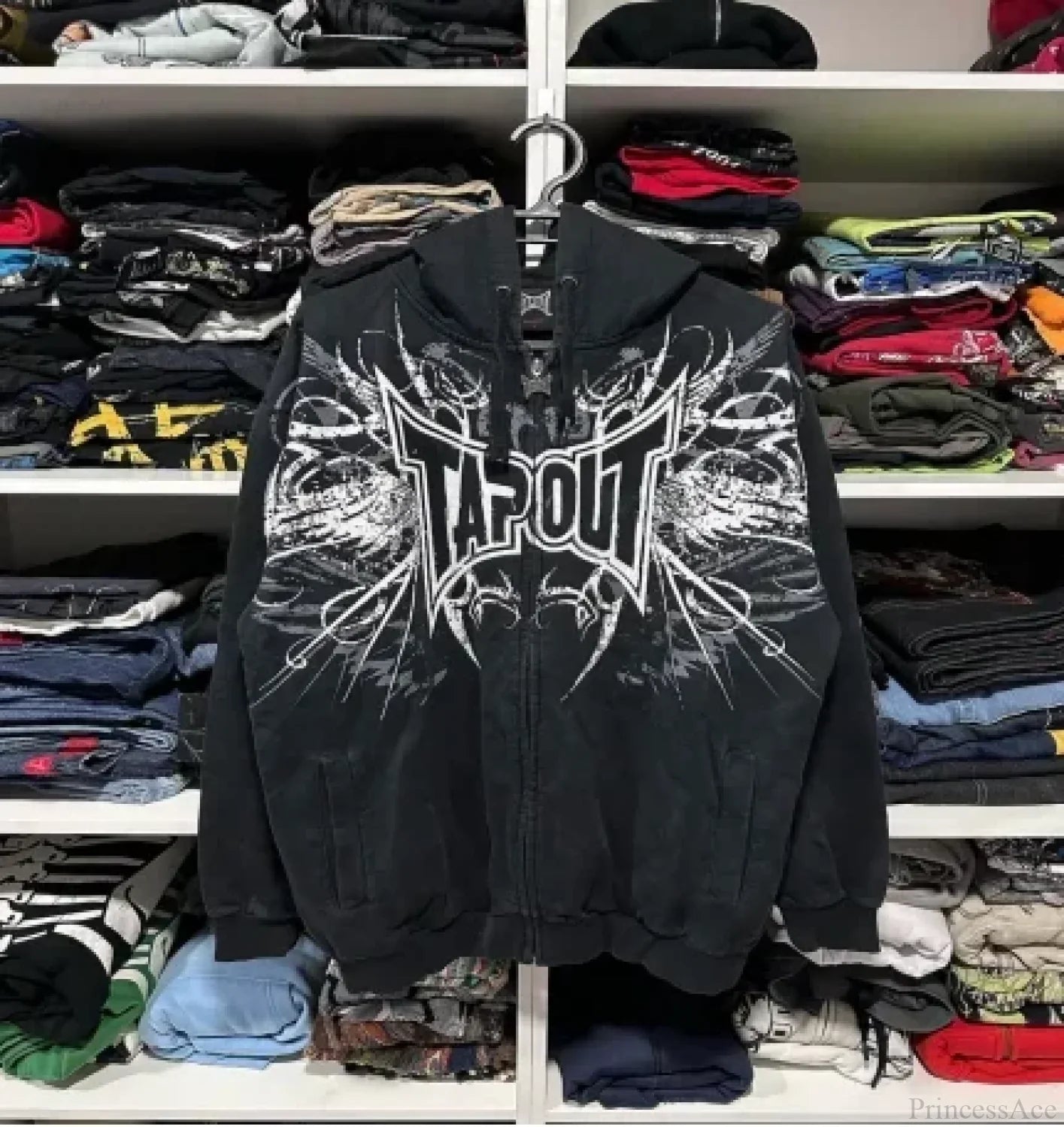 Gothic Long Sleeve Zipper Hoodie