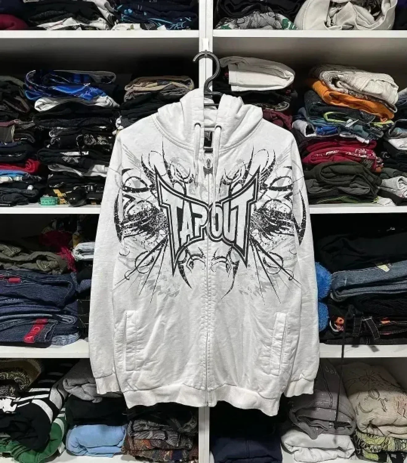 Gothic Long Sleeve Zipper Hoodie