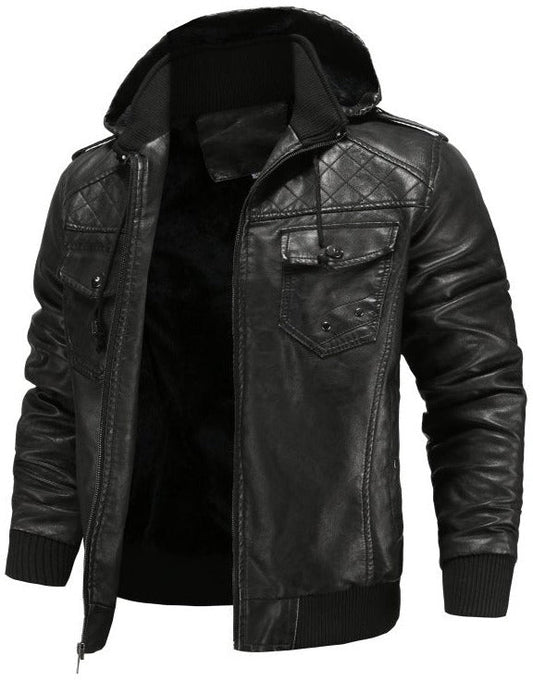 Dorian | Men's Hooded Bomber Jacket