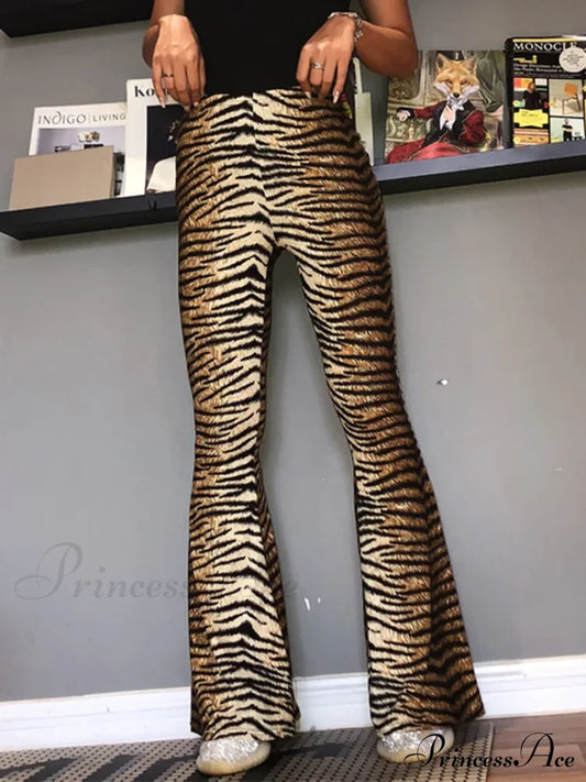 High Waist Leopard Print Leggings Sexy Bodycon Autumn Winter Pants