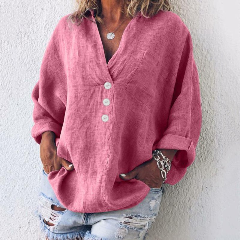 Holly | Women's Oversized Button Down Blouse