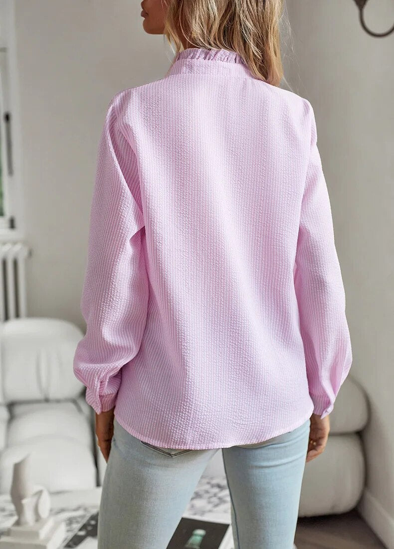 Salomé® | Manches Longues Coupe Comfortable Mélange Coton